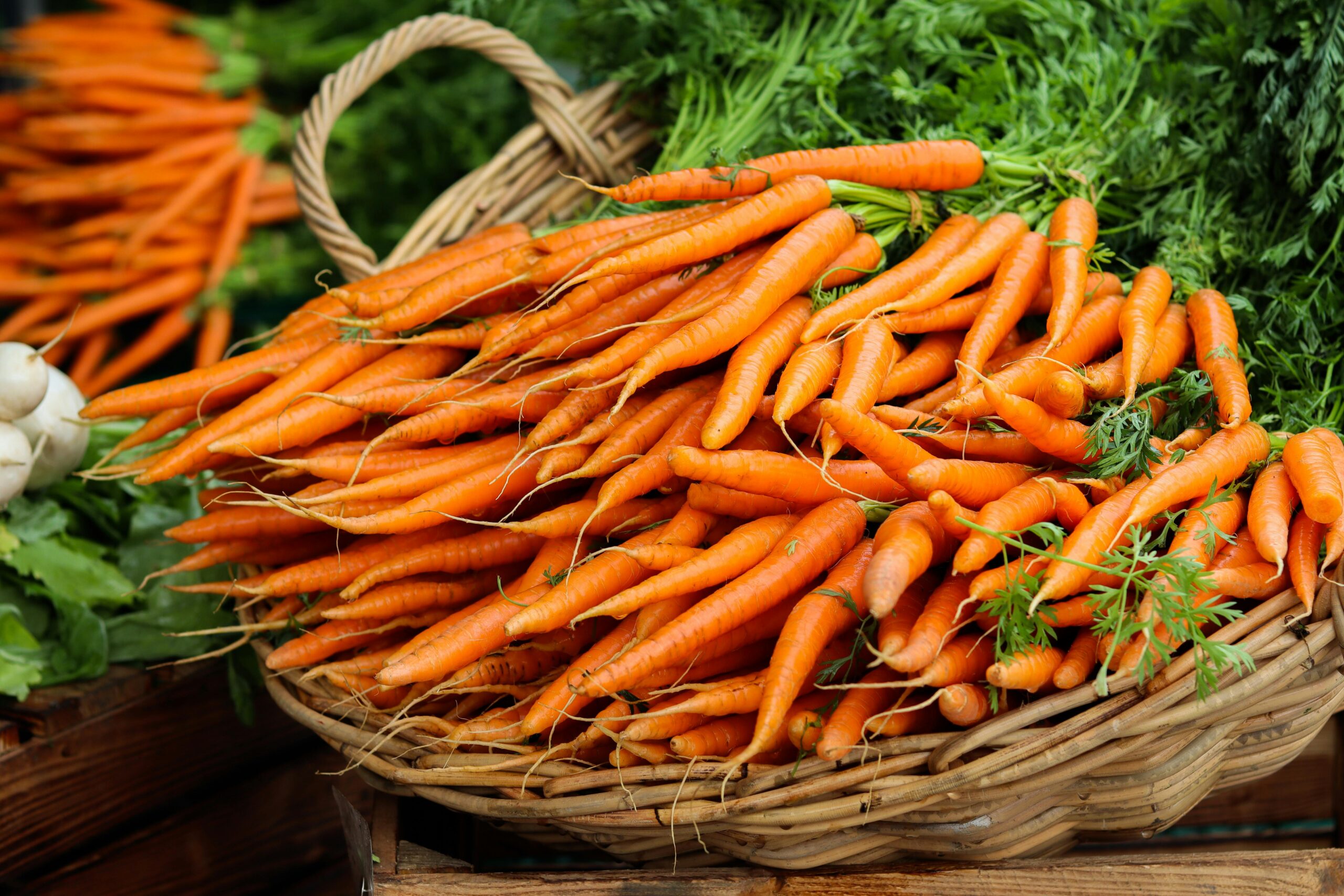 What was the original color of carrots?